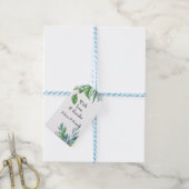 グリーン離れギフトラベルに感謝 ギフトタグ (より糸付き)