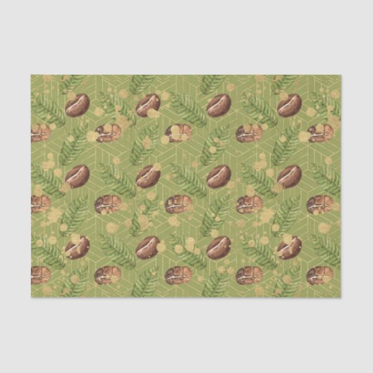 グリーン離れコーヒー豆 薄葉紙 (正面)