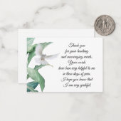 グリーン離れサンキューカード ノートカード (正面/裏面インサイチュ)