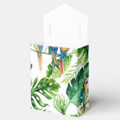 グリーン離れトロピカル結婚式の引き出物&バード フェイバーボックス (オープン)