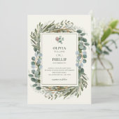グリーン離れリース結婚の 招待状 (スタンド正面)