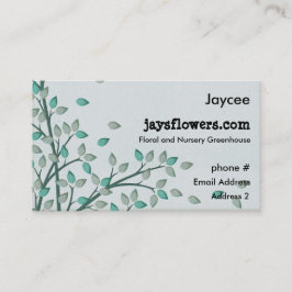 グリーン離れリーフフローラ子供部屋名刺 名刺