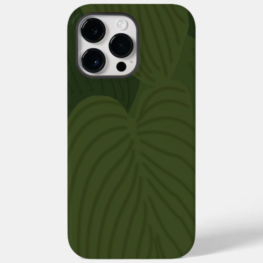 グリーン離れ植物葉 Case-Mate iPhoneケース (裏面)