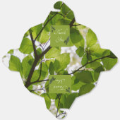 グリーン離れ結婚のテイクアウト特典ボックス フェイバーボックス (見開き)