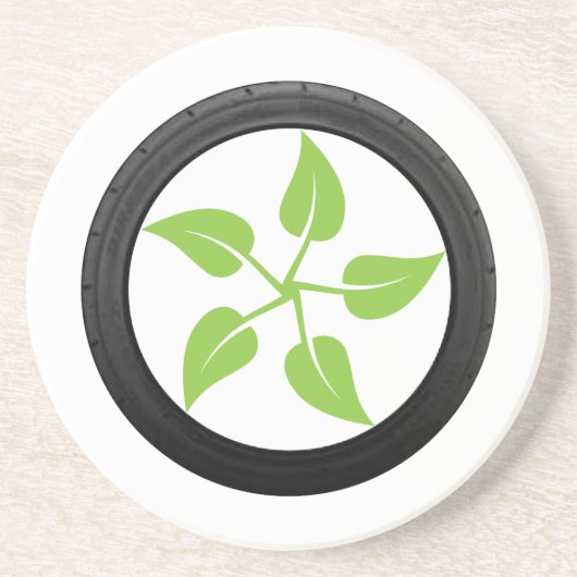 グリーン電力をきれいにして下さい コースター (正面)