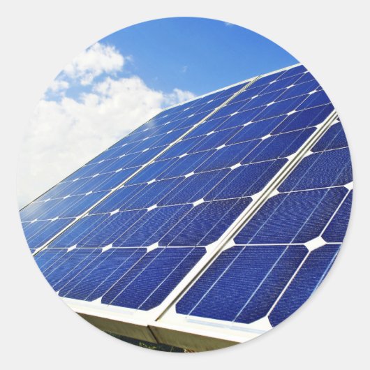 グリーン電力太陽の量 ラウンドシール (正面)
