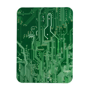 グリーン電子回路基板コンピュータパターン マグネット