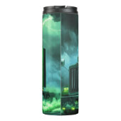 グリーン電気トラック雷雨 タンブラー (裏面)