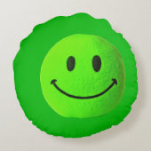 グリーン顔ラウンドピロー旧スタイル ラウンドクッション (裏面)