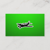 グリーン飛行機 名刺 (裏面)