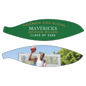 グリーン高校の先輩の写真パーソナライズされた バスケットボール (パネル)