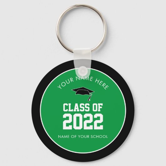 グリーン高校の卒業生キュート キーホルダー (正面)