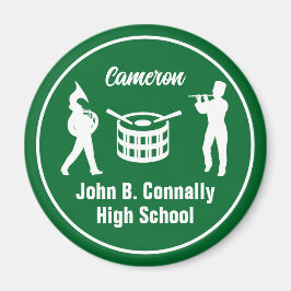 グリーン高校マーチングバンドパーソナライズされた マグネット