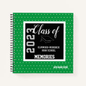 グリーン高校卒業記念ブック ノートブック (正面)