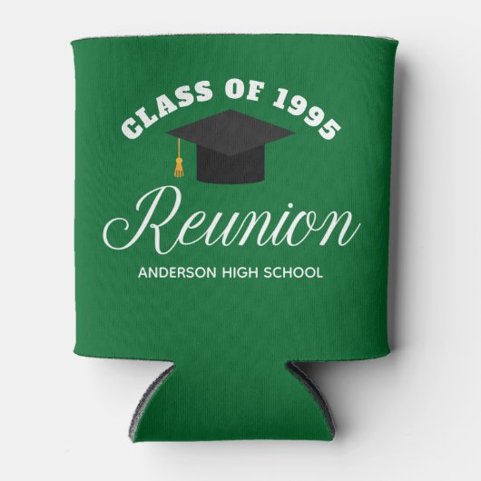 グリーン高校懇親会パーソナライズされたパーティー 缶クーラー (正面)