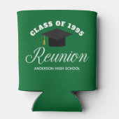 グリーン高校懇親会パーソナライズされたパーティー 缶クーラー (裏面)