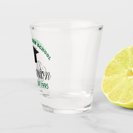 グリーン高校懇親会パーティーカスタム同窓生 ショットグラス (右)