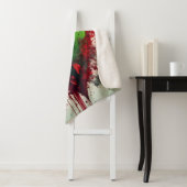 グリーン鮮やかハートバースト シェルパブランケット (インサイチュ)