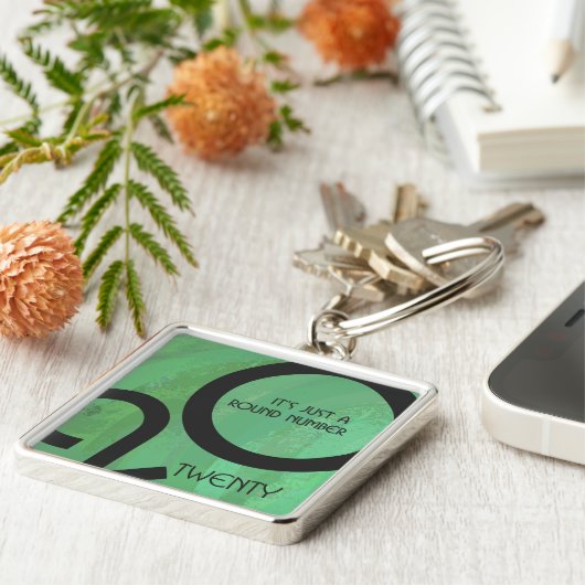 グリーン10年20誕生日 キーホルダー (側面)