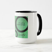 グリーン10年80誕生日 マグカップ (正面右)