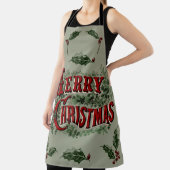 グリーン1876メリークリスマス エプロン (インサイチュ)