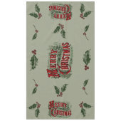 グリーン1876メリークリスマス テーブルクロス (正面)