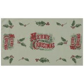 グリーン1876メリークリスマス テーブルクロス (正面(横))