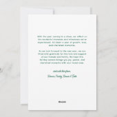 グリーン2ペットフォトマイオウィクリスマスホリデーカード シーズンカード (裏面)