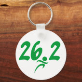 グリーン26.2マラソン キーホルダー (正面)