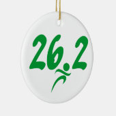 グリーン26.2マラソン セラミックオーナメント (右)