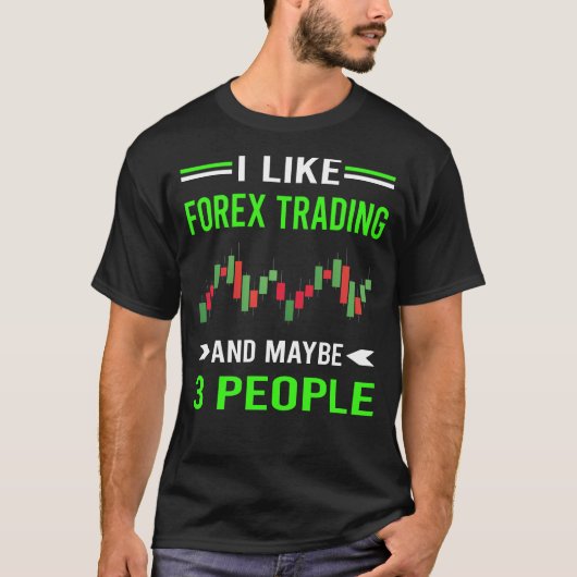 グリーン3人の外国為替トレーディングトレーダー Tシャツ (正面)