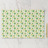 グリーン4リーフクローバーSt patricks dayコイン ペーパーパッド (インサイチュ)