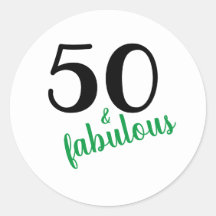 グリーン50と素晴らしい50歳の誕生日パーティー