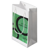 グリーン50 Decade誕生日 スモールペーパーバッグ (正面アングル)