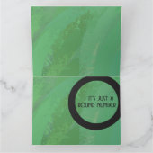 グリーン60 Decade誕生日 カード (内部)