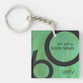 グリーン60 Decade誕生日 キーホルダー (正面)