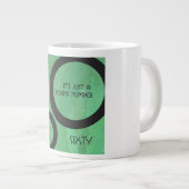 グリーン60 Decade誕生日 ジャンボコーヒーマグカップ (正面右)