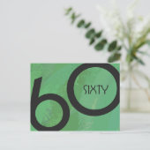 グリーン60 Decade誕生日 ポストカード (スタンド正面)