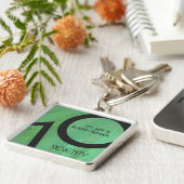 グリーン70 Decade誕生日 キーホルダー (側面)