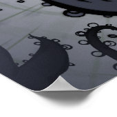 グリーン&つる植物姿ポスター ポスター (角)