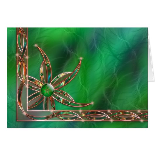 グリーン・アズ・ザ・グラス・カード (正面横)