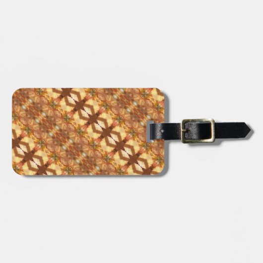 グリーン&アンバーイカットゼン ラゲッジタグ (正面横)