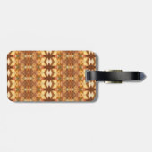 グリーン&アンバーイカットゼン ラゲッジタグ (裏面横)