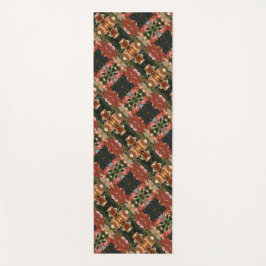 グリーン&アンバーイカットポーフ ヨガマット