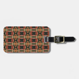 グリーン&アンバーイカットポーフ ラゲッジタグ