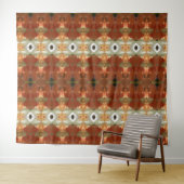 グリーン&アンバーイカット11 タペストリー (インサイチュ(横))