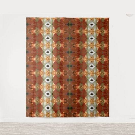 グリーン&アンバーイカット11 タペストリー (正面)