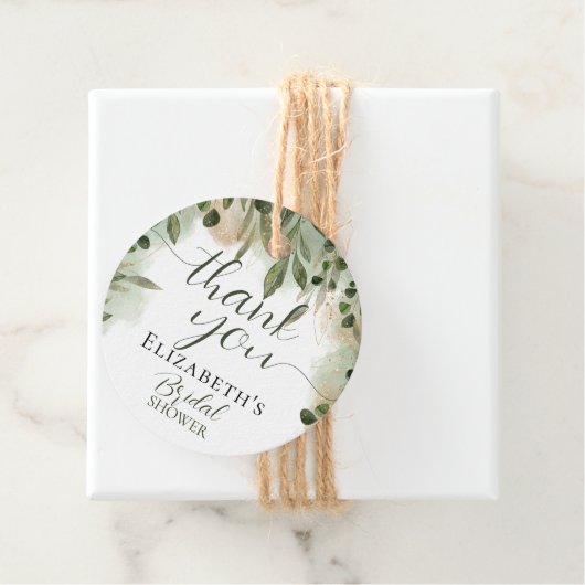 グリーン イエロー ゴールド スクリプト カリグラフィー ありがとう フェイバータグ (インサイチュ)