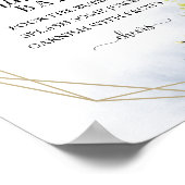 グリーン イucalyptus ジオメトリック ミモザ バー サイン (角)