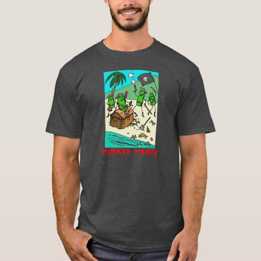 グリーン·ウィーニ「海賊パーティー」シャツ Tシャツ (正面)